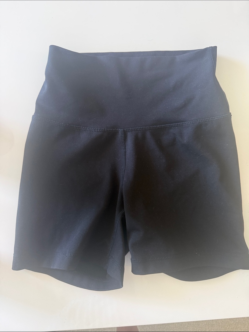Yogalicious High-Waist Black Workout Shorts